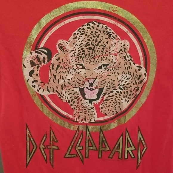 💕CHASER💕 Def Leppard Band Tee Graphic Tee XS - Picture 3 of 6
